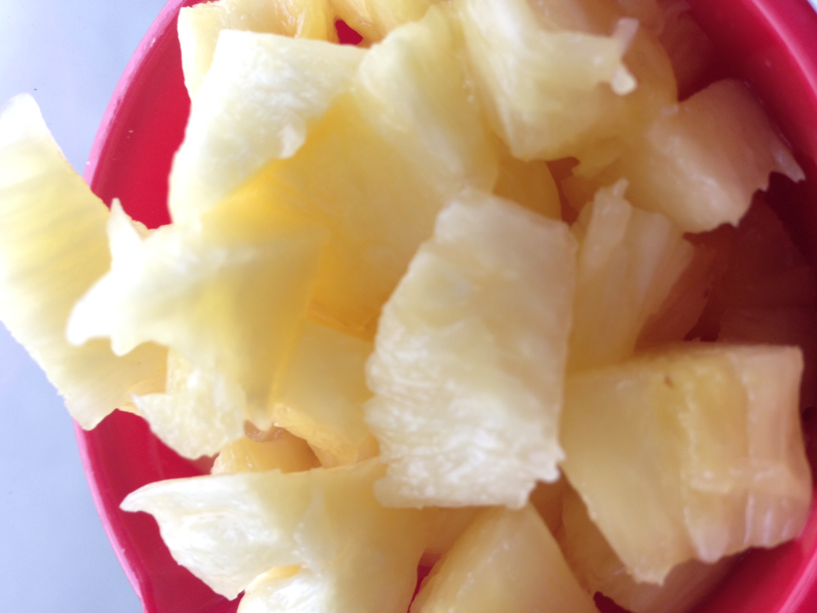 Chopped Pineapple Afrolems Nigerian Food Blog